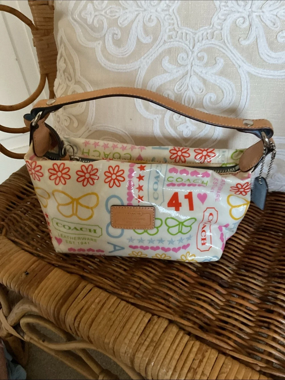 Coach Graffiti doodle print demi bag